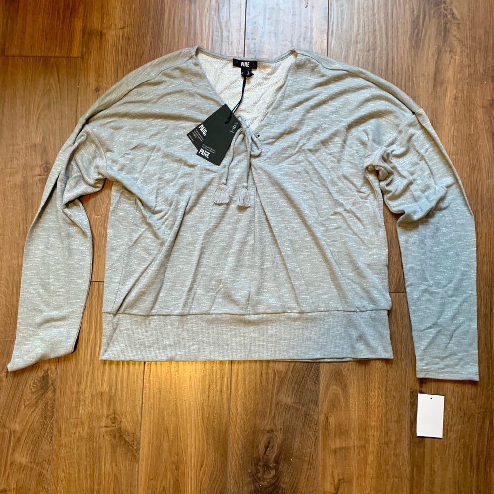 NWT Paige Primrose Top Heather Grey XL